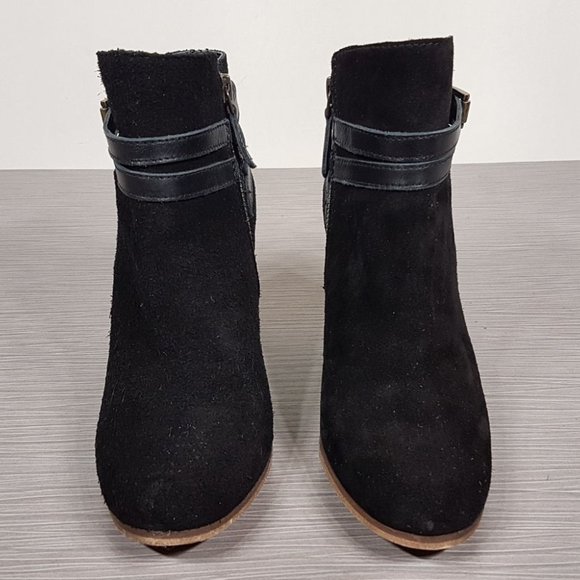 BP 'Tandem Bootie' Black Suede Womens Size 5 M - Picture 2 of 6